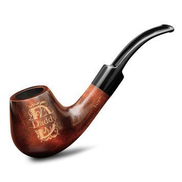 Fajka Bent z filtrem 9 mm i grawerem osobistym KAFpipe