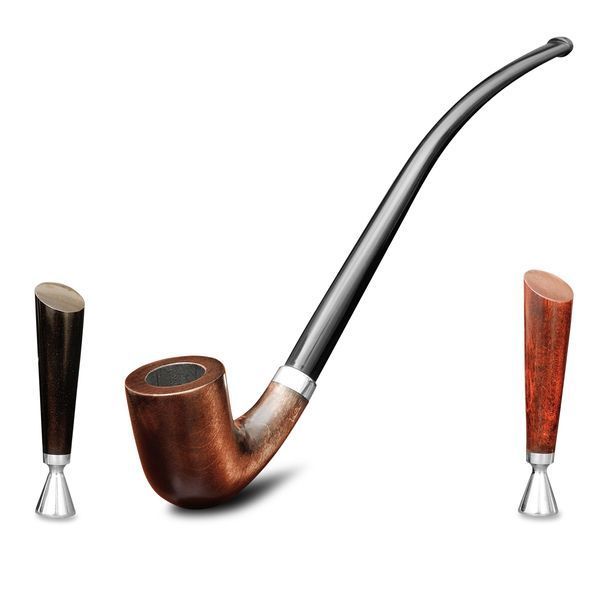Długa fajka w stylu Churchwarden KAFpipe №233