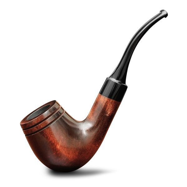 Fajka z drewna gruszowego SHERLOCK "ZESTAW" ze stojakiem i ubijakiem KAFpipe №232