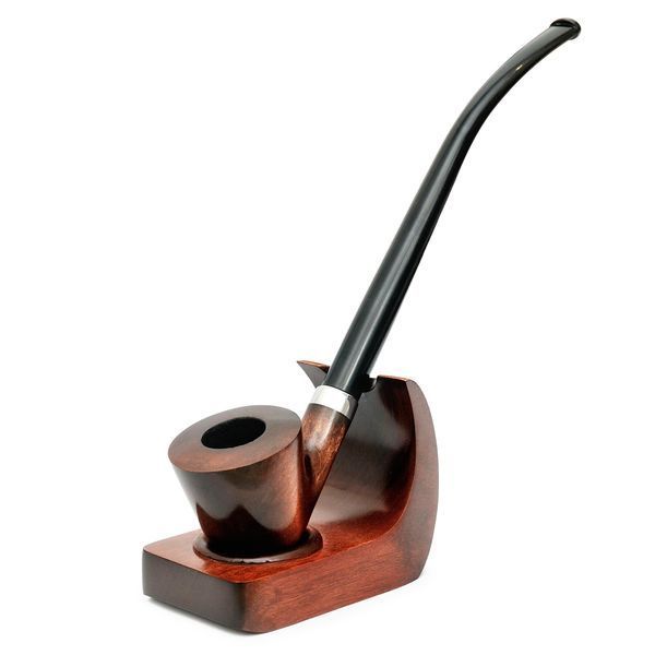 Długa fajka z drewna gruszowego Churchwarden KAFpipe №218