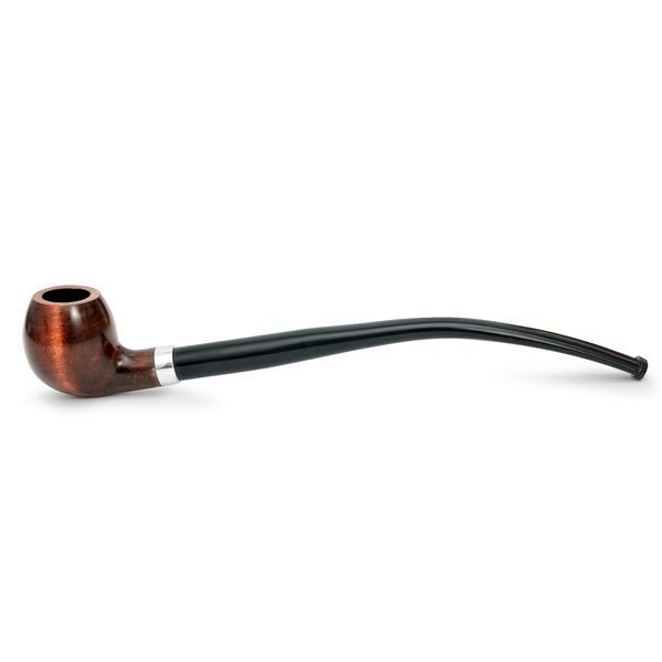Długa fajka z drewna gruszki w stylu Churchwarden KAFpipe №219