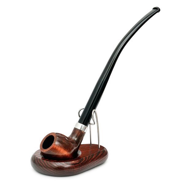 Długa fajka z drewna gruszki w stylu Churchwarden KAFpipe №219