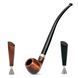 Długa fajka z drewna gruszki w stylu Churchwarden KAFpipe №219